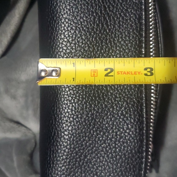 Black Leather Calvin Klein Belt Bag/Cross Body Bag New - Picture 9 of 12